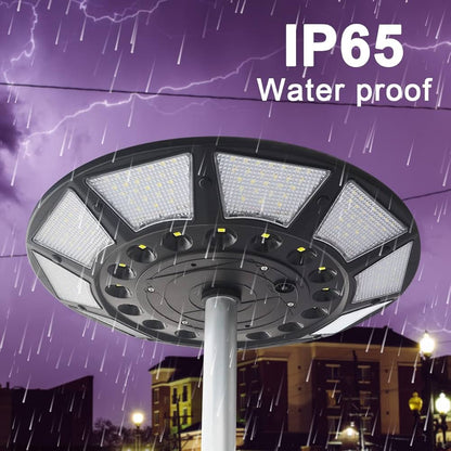 Commercial Solar Flag Pole Light Outdoor Dusk to Dawn, 266 led Light, 4200lm Super Bright - Outdoor Solar Outlet