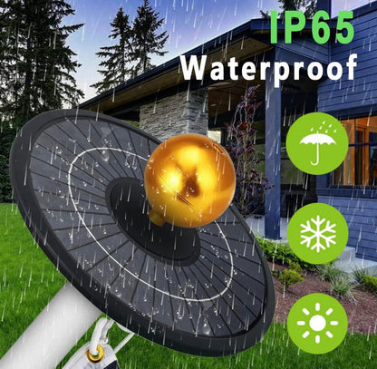 Commercial Solar Flag Pole Light Outdoor Dusk to Dawn, 266 led Light, 4200lm Super Bright - Outdoor Solar Outlet