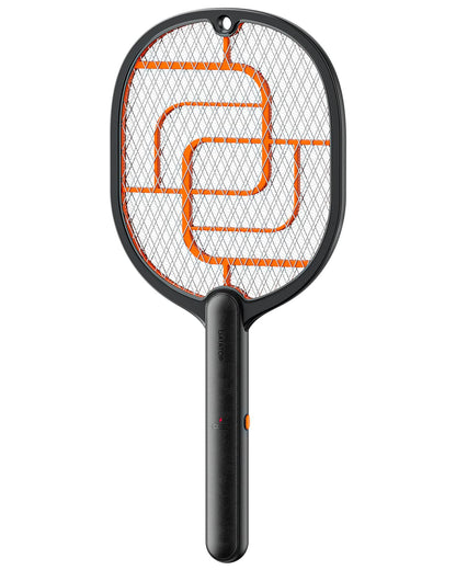 Electric Fly Swatter, 3200V Battery Powered Handheld Fly Zapper, 3-Layer Protection Grid Bug Zapper Racket for Home Bedroom Kitchen Office Backyard Patio Indoor Outdoor - Outdoor Solar Outlet