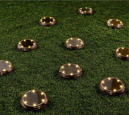 Energizer 10-pc Solar Disc Lights Multi-Direction 20 Lumen - Outdoor Solar Outlet
