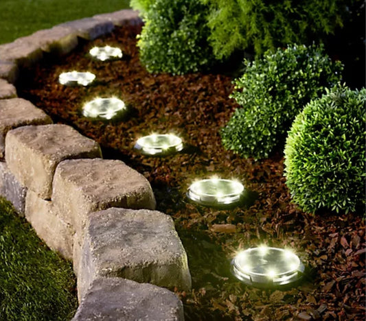 Energizer 10-pc Solar Disc Lights Multi-Direction 20 Lumen - Outdoor Solar Outlet