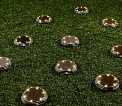 Energizer 10-pc Solar Disc Lights Multi-Direction 20 Lumen - Outdoor Solar Outlet