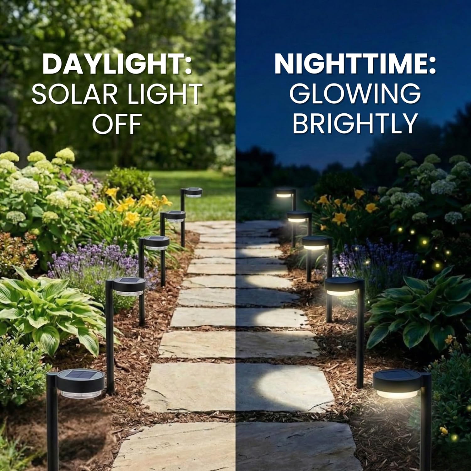 Energizer 20 Lumen Set of 4 Down light Aluminum Solar Pathway Lights - Outdoor Solar Outlet