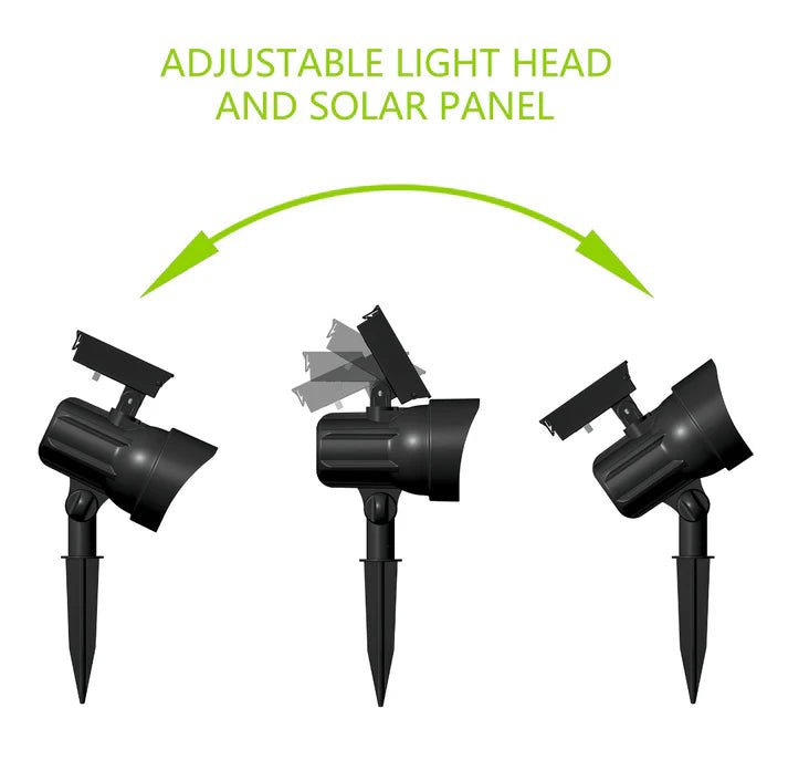 Energizer 50 Lumen Solar Outdoor Landscape Spot Light, Black (3-Pack) - Outdoor Solar Outlet