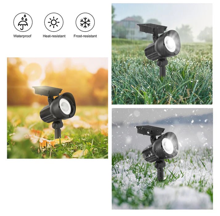 Energizer 50 Lumen Solar Outdoor Landscape Spot Light, Black (3-Pack) - Outdoor Solar Outlet