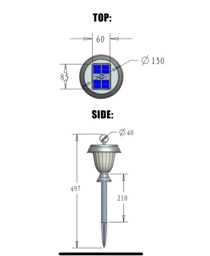 Energizer 8 Pack 3-in-1 Solar Pathway Lights with 360-degree 15 Lumen - Outdoor Solar Outlet