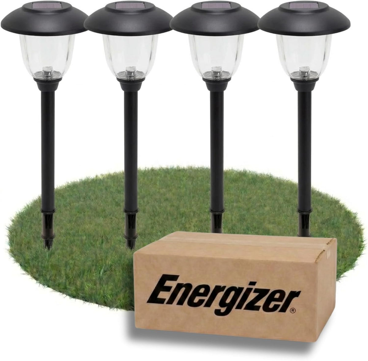 Energizer 8 Pack Color On Demand Solar Pathway Lights Outdoor-Stainless Steel(5 Colors) - Outdoor Solar Outlet