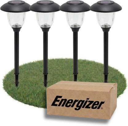 Energizer 8 Pack Color On Demand Solar Pathway Lights Outdoor-Stainless Steel(5 Colors) - Outdoor Solar Outlet