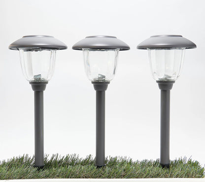 Energizer 8 Pack Color On Demand Solar Pathway Lights Outdoor-Stainless Steel(5 Colors) - Outdoor Solar Outlet