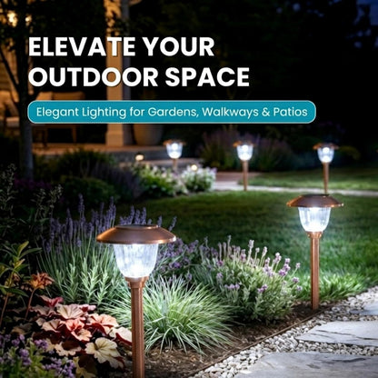 Energizer 8 Pack Color On Demand Solar Pathway Lights Outdoor-Stainless Steel(5 Colors) - Outdoor Solar Outlet