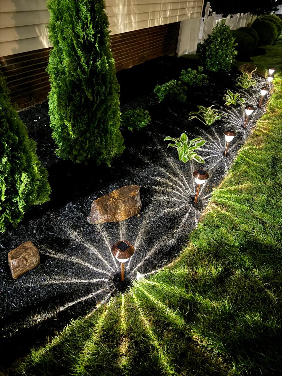 Energizer 8 Pack Solar Pathway LED Lights Outdoor-Stainless Steel 15 Lumen - Outdoor Solar Outlet
