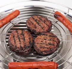 Grill Time Tailgater GTX Portable Charcoal Grill with Glass Hood Perfect for Camping Accessories - Outdoor Solar Outlet