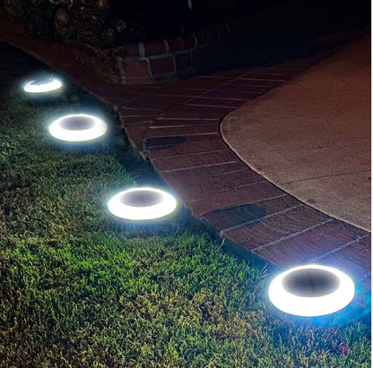 Colorize Solar Lights Color Change Ring Lights In-Ground 6 Pack