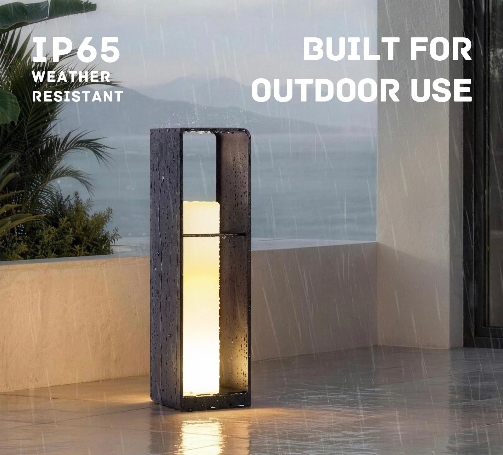 LumenX Smart Aluminum Floor Lamp Dimmable, Cordless Dusk to Dawn Solar Lanterns Outdoor, Large Led Corner Floor Lamps with Remote Control - Outdoor Solar Outlet