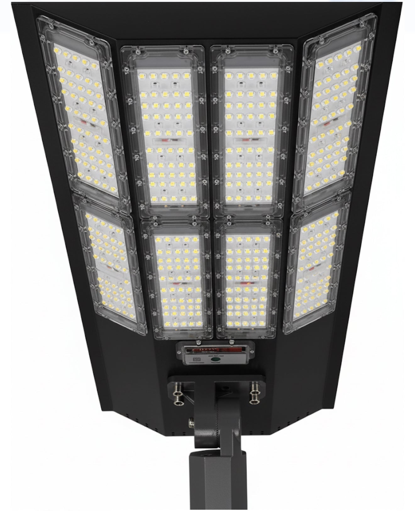 LumenX Twinko - Heavy Duty Mobile Solar Light Tower+2 11000W Fixture - Outdoor Solar Outlet