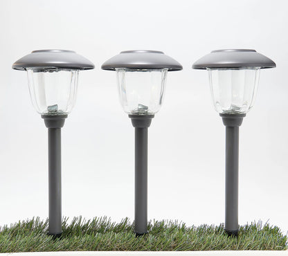 Energizer 8 Pack Color On Demand Solar Pathway Lights Outdoor-Stainless Steel(5 Colors)