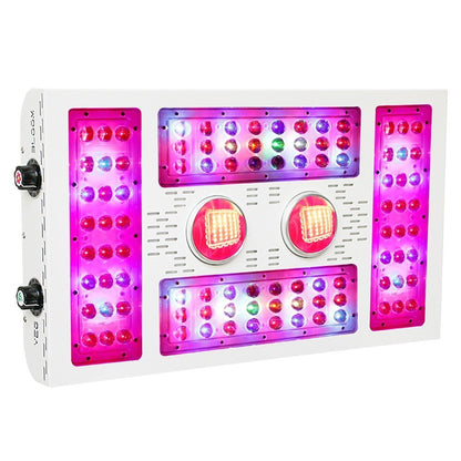 MaxBloom Dimmable COB LED Grow Light 12-Band Full Spectrum Plant Growing Lamps with Veg/Bloom Dimmer, UV&IR - Outdoor Solar Outlet