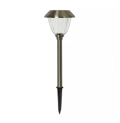 Member's Mark Solar LED Pathway Lights, Oil-Rubbed Glass And Metal(8 Pack) - Outdoor Solar Outlet