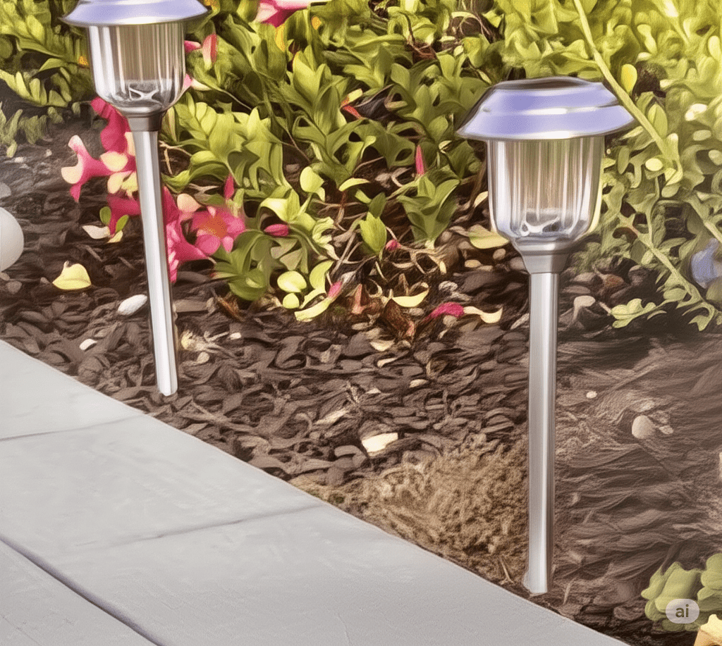 Member's Mark Solar LED Pathway Lights, Oil-Rubbed Glass And Metal(8 Pack) - Outdoor Solar Outlet