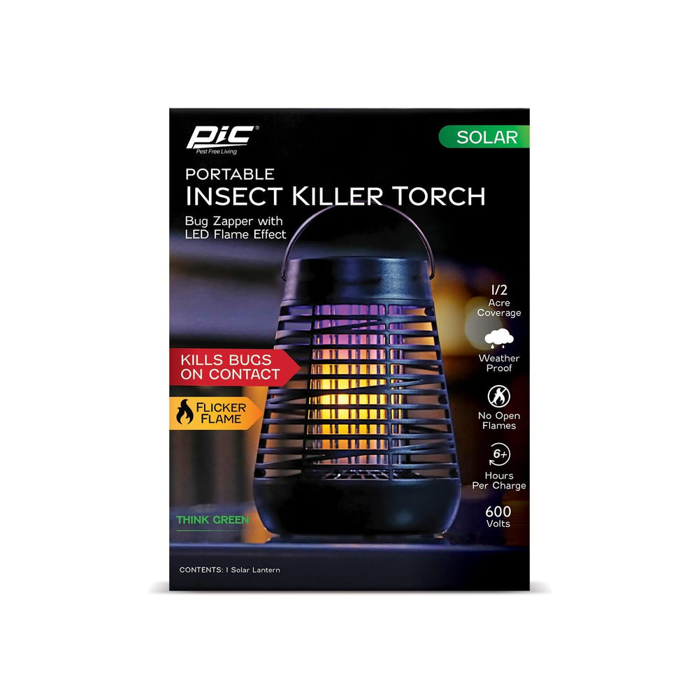 PIC Solar Insect Killer Torch available from Outdoor Solar Outlet