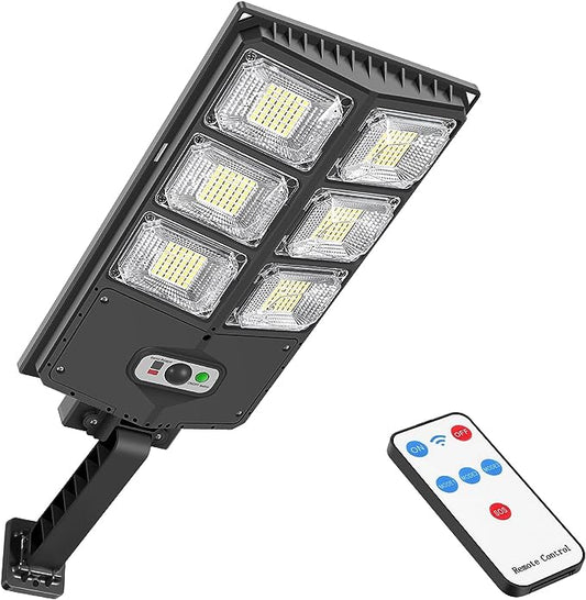SmartYard 150W Solar Lights, 3 Modes Led Solar Wall Light Motion Sensor with Remote Control, 8000LM - Outdoor Solar Outlet