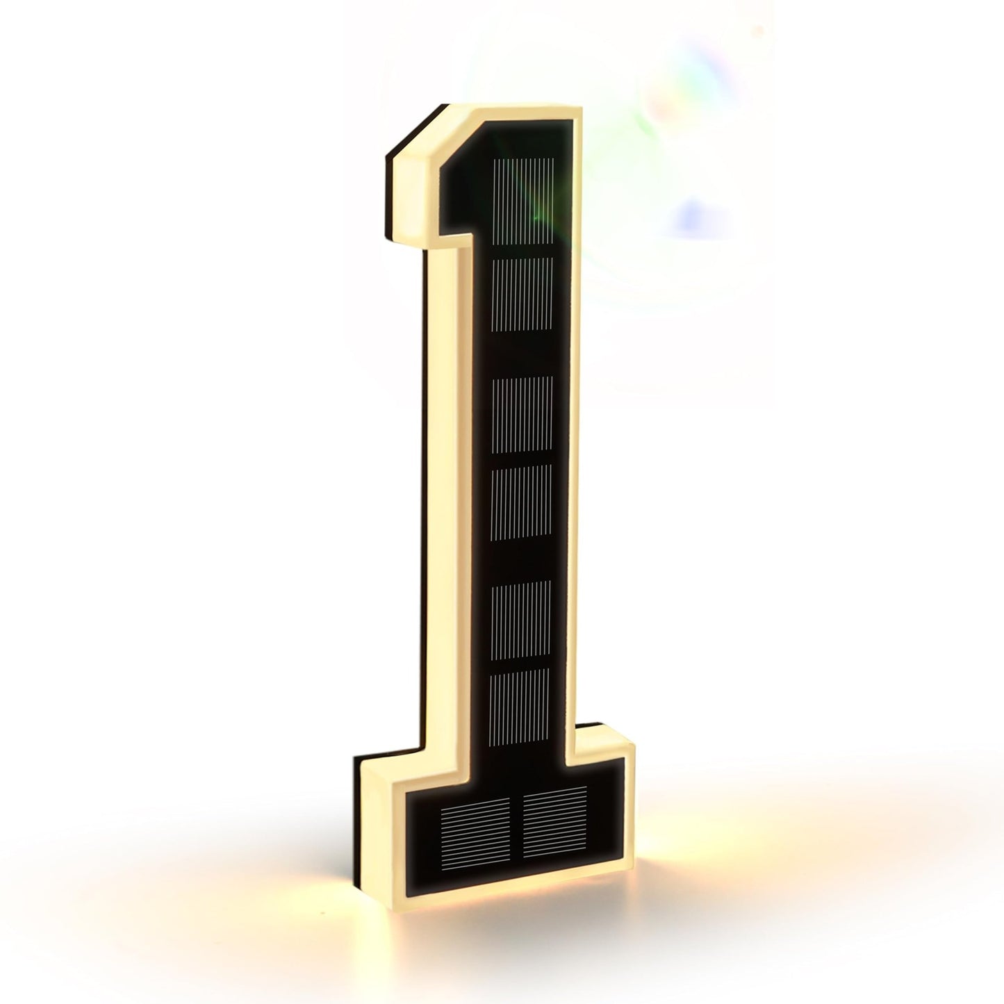 SmartYard 9 Inch Solar Lighted House Numbers for Outside, Light Up Waterproof LED Address Numbers Signs for Houses, Large Personalized Illuminated Exterior Modern House Numbers Light - Outdoor Solar Outlet