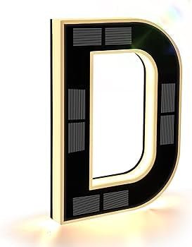 SmartYard 9 Inch Solar Lighted House Numbers for Outside, Light Up Waterproof LED Address Numbers Signs for Houses, Large Personalized Illuminated Exterior Modern House Numbers Light - Outdoor Solar Outlet