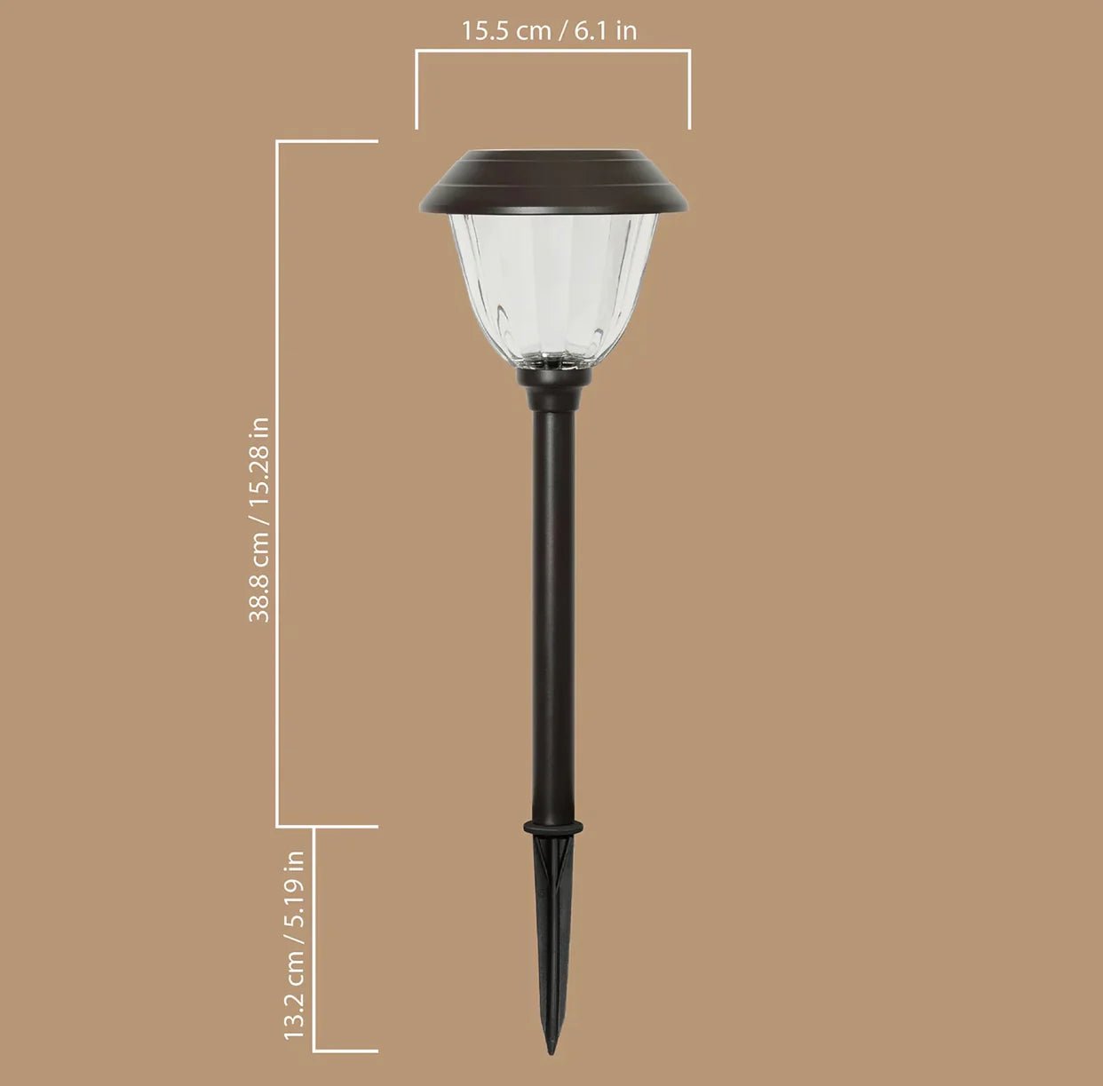 SmartYard (Member’s Mark) 5-Pack Oil-Rubbed Bronze LED Solar Path Lights - Outdoor Solar Outlet