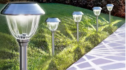 SmartYard (Member’s Mark) 5-Pack Oil-Rubbed Bronze LED Solar Path Lights - Outdoor Solar Outlet