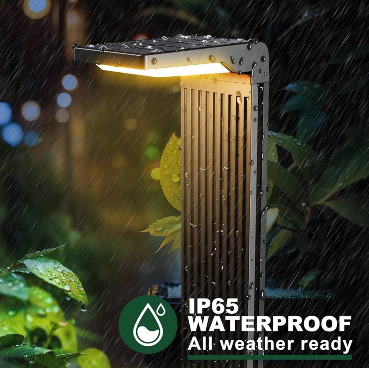 SmartYard Pathway Solar Walkway Light Super Bright 200 Lumen ,Warm & Cool-4 Pack - Outdoor Solar Outlet