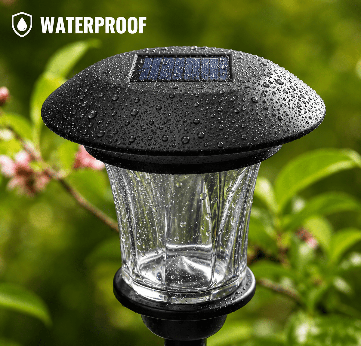 SmartYard Solar LED Large Outdoor Pathway Lights - 8 Pack- Oil Rubbed Bronze - Outdoor Solar Outlet