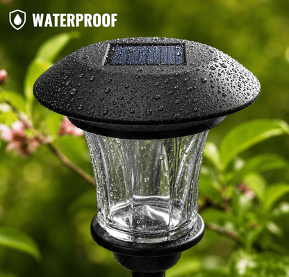 SmartYard Solar LED Large Outdoor Pathway Lights - 8 Pack- Oil Rubbed Bronze - Outdoor Solar Outlet