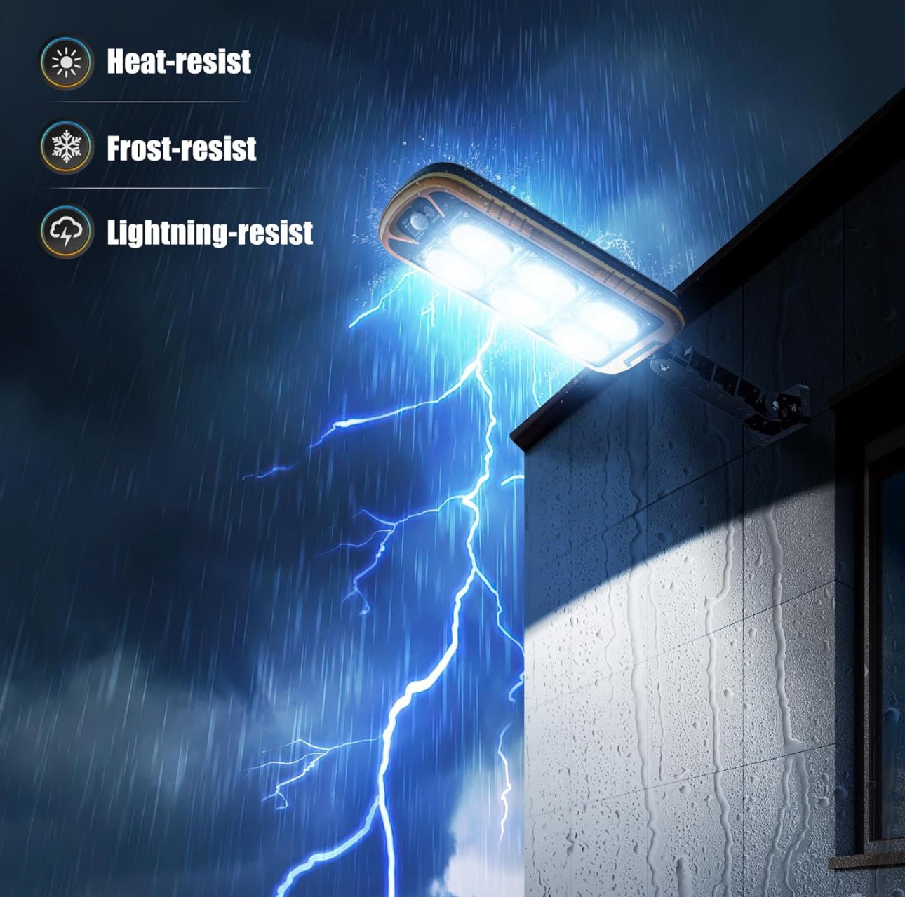SmartYard Solar Lights Outdoor Motion Sensor Light, 7000K Solar Street Lights with Remote Control, Dusk to Dawn Flood Light Outdoor, IP65 Waterproof Security Light (4 Packs) - Outdoor Solar Outlet