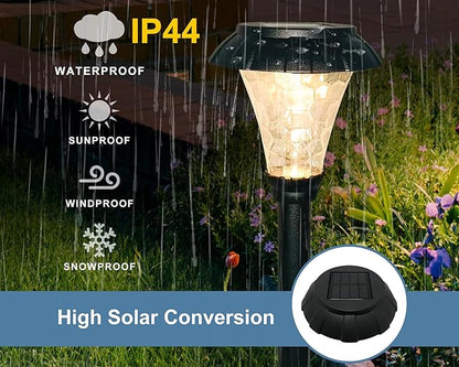 SmartYard Solar Pathway LED Lights -12 Pack (Warm White) - Outdoor Solar Outlet