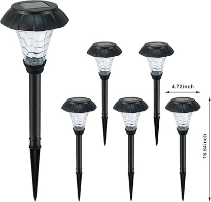 SmartYard Solar Pathway LED Lights -12 Pack (Warm White) - Outdoor Solar Outlet