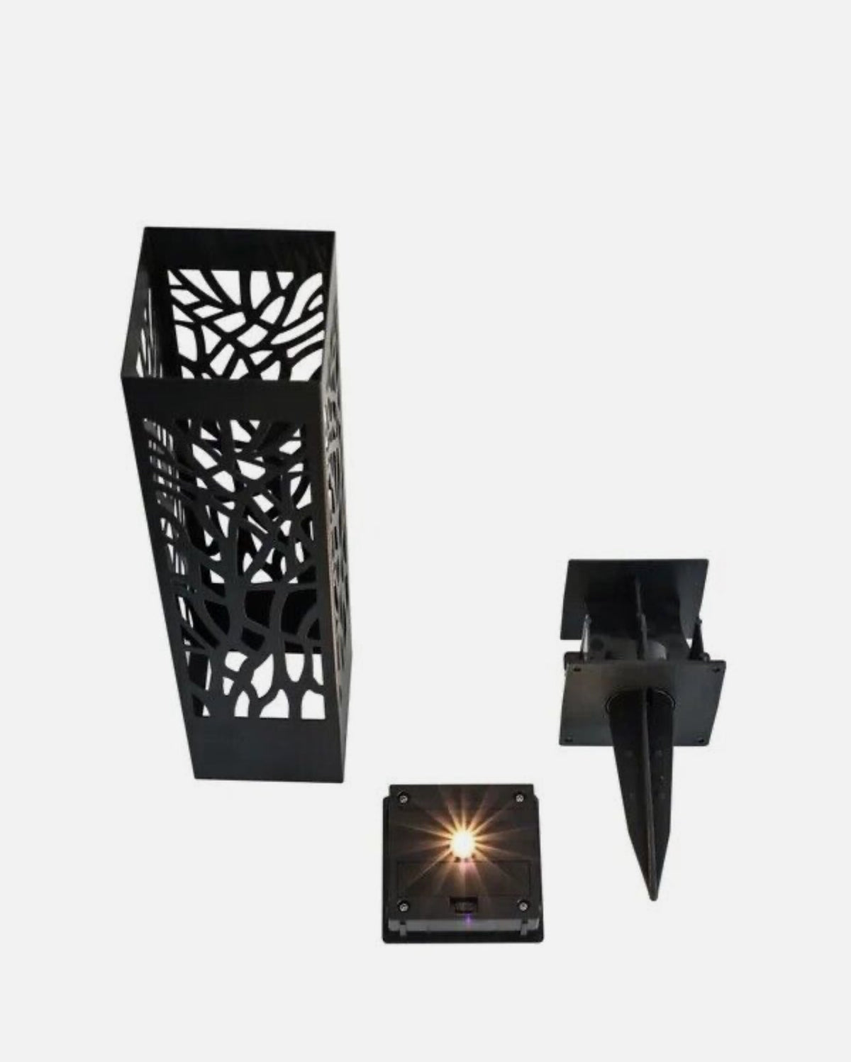 SmartYard Square Solar Bollard Pathway Lights – 35 Lumen, 5-pack - Outdoor Solar Outlet