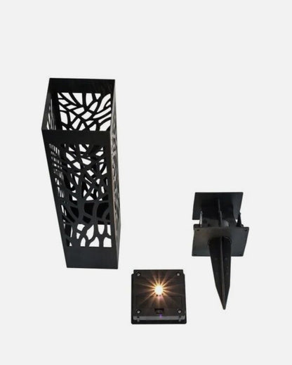 SmartYard Square Solar Bollard Pathway Lights – 35 Lumen, 5-pack - Outdoor Solar Outlet