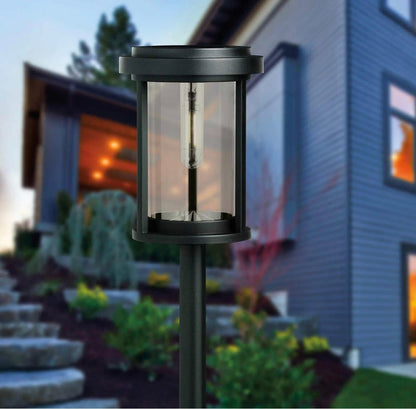 SmartYard Vintage LED Bulb - Solar Pathway Light Set of 4 - Outdoor Solar Outlet