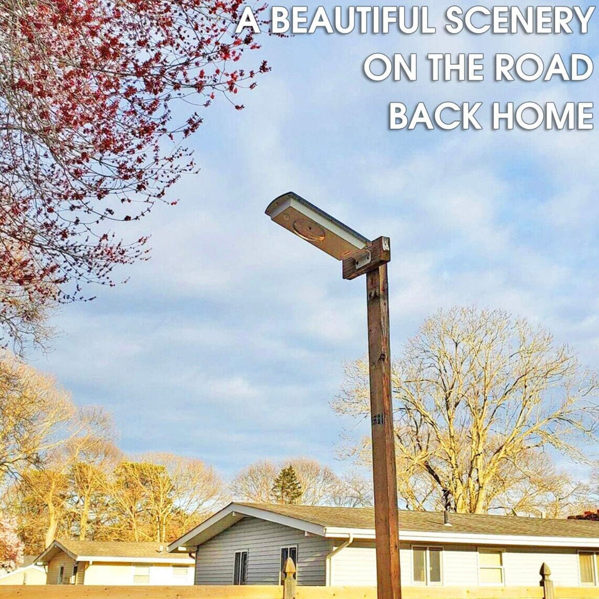 Solar Street Lights Outdoor, Cool White/Warm White Solar Street Light Dusk to Dawn/Motion Sensor, 1300LM IP65 Waterproof, Dimmable Remote Control - Outdoor Solar Outlet