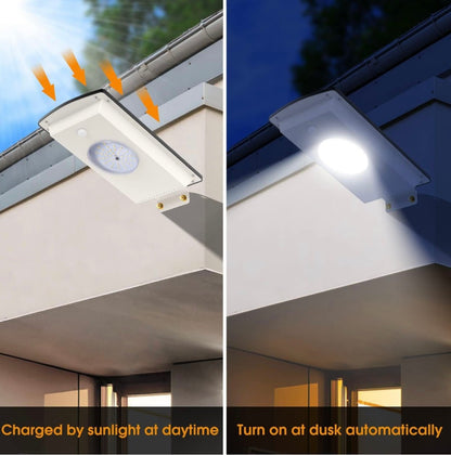 Solar Street Lights Outdoor, Cool White/Warm White Solar Street Light Dusk to Dawn/Motion Sensor, 1300LM IP65 Waterproof, Dimmable Remote Control - Outdoor Solar Outlet