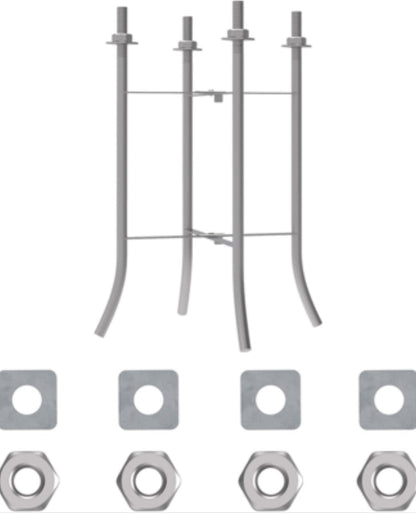 Street Light Pole Mount Accessories Street Lamp Pole Ground Cage Embedded Parts - Outdoor Solar Outlet