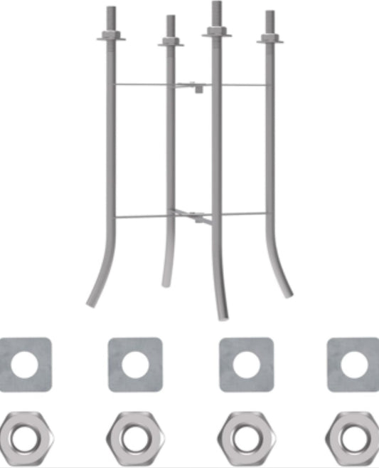 Street Light Pole Mount Accessories Street Lamp Pole Ground Cage Embedded Parts - Outdoor Solar Outlet