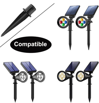 10x Path Light Replacement Stakes Ground Solar Light Spikes for Garden Lamps - Outdoor Solar Outlet