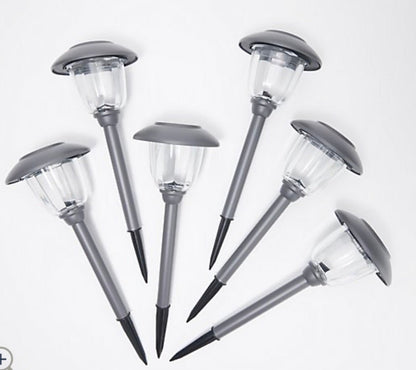 16-Piece Solar Pathway Lights Glass and Aluminum, 16 Lumen - Powered by Energizer - Outdoor Solar Outlet