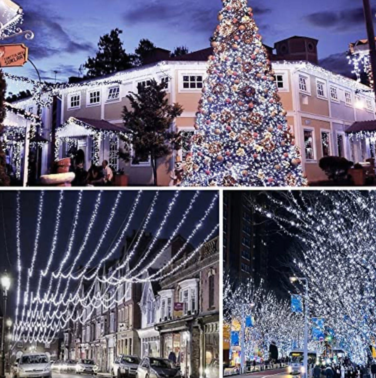 165Ft Solar String Lights White Wire Outdoor,500 LED Christmas Lights with 8 Modes and Timer, Remote Control - Outdoor Solar Outlet