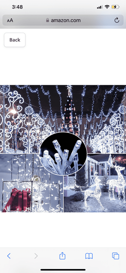 165Ft Solar String Lights White Wire Outdoor,500 LED Christmas Lights with 8 Modes and Timer, Remote Control - Outdoor Solar Outlet