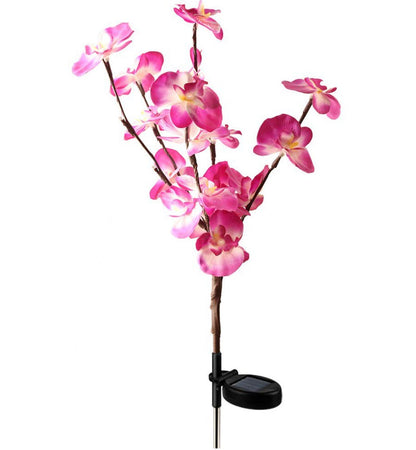 2 Pack Solar Orchid Flower Lights -40 Flowers - Outdoor Solar Outlet