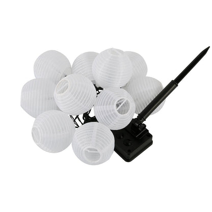 27Ft Solar Lamp Lantern Led Solar Garden Light Garland -10 Bulbs - Outdoor Solar Outlet