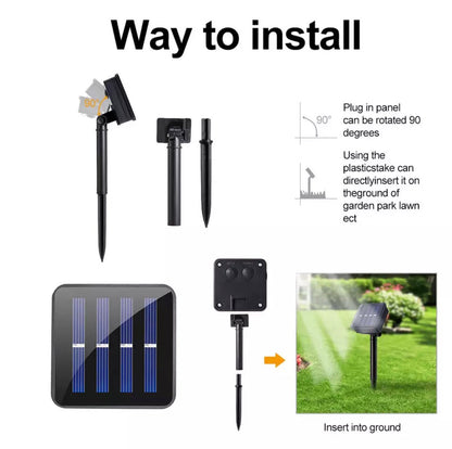 27Ft Solar Lamp Lantern Led Solar Garden Light Garland -10 Bulbs - Outdoor Solar Outlet