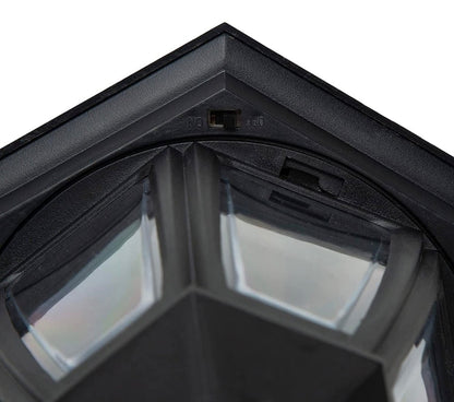 3 Fixture Outdoor Solar LED Lamp Post With 50 Lumen - 72Inch - Outdoor Solar Outlet